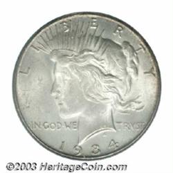 1934-S $1 MS64 PCGS.