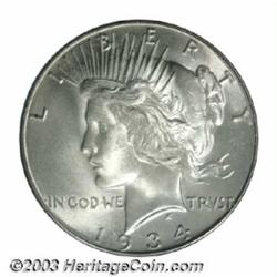 1934-S $1 MS65 PCGS.