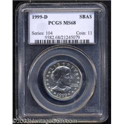 1999-D SBA$ MS68 PCGS.