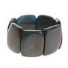 Image 1 : Polished Tagua Nut Bracelet in Slate - Faire Collection
