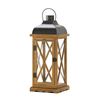 Image 1 : Hayloft Large Wooden Candle Lantern