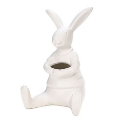 White Rabbit Vase
