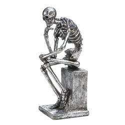 The Thinker Skeleton Statue