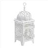 Image 1 : White Scrollwork Candle Lantern