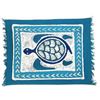 Image 1 : Handpainted Blue Turtle Batiked Placemat - Tonga Textil