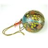 Image 1 : Papier Mache Ball Ornament - 2.5 inch - Blue Hope - CFM