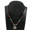 Image 1 : Single Spiral Multicolor Beaded 'Hope' Necklace - Zakal