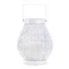 Image 1 : White Lace Design Candle Lamp