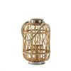 Image 1 : Medium Woven Rattan Candle Lantern