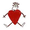 Image 1 : Dancing Girl Heart Pin - Creative Alternatives