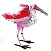 Image 1 : Handmade Life-Size Beaded Roseate Spoonbill - South Afr
