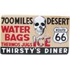 Image 1 : THIRSTY'S METAL SIGN