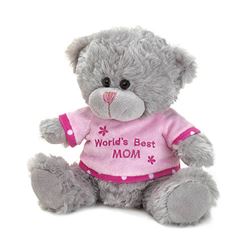 Worlds Best Mom Plush Bear