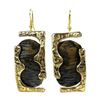 Image 1 : Road Less Traveled Brass Earrings - Brass Images (E)