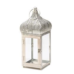 Silver Moroccan Dome Lantern