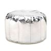 Image 1 : Silver Ottoman Pouf