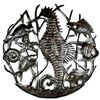 Image 1 : Seahorse and Fish Metal Art - Croix des Bouquets