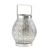 Image 1 : Silver Lace Design Candle Lamp