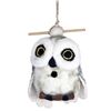 Image 1 : Felt Birdhouse - Snowy Owl - Wild Woolies