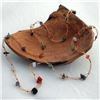 Image 1 : Recycled Tire Cord and Agate Necklace - Zakali Creation