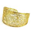 Image 1 : Scribble Design Wire Cuff in Goldtone - WorldFinds