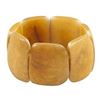 Image 1 : Polished Tagua Nut Bracelet in Incan Sun - Faire Collec