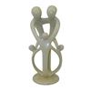 Image 1 : Natural Soapstone Family Sculpture - 2 Parents, 3 Child