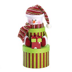 Snowman Tiered Gift Boxes