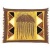 Image 1 : Handpainted Grey Jellyfish Batiked Placemat - Tonga Tex