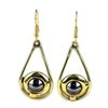 Image 1 : Shine On Hematite Earrings - Brass Images (E)