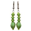 Image 1 : Lime Green Glass Pebbles Earrings - Global Mamas