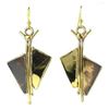 Image 1 : Full Sail Brass Earrings - Brass Images (E)