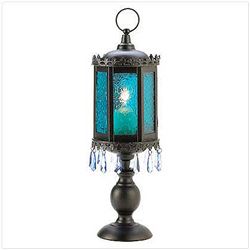 Exotic Azure Pedestal Lantern