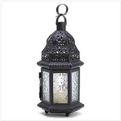 Winter Fire Candle Lantern