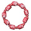 Image 1 : Recycled Glass Marble Bracelet in Poppy - Global Mamas