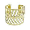 Image 1 : Chevron Path Cuff - gold - WorldFinds