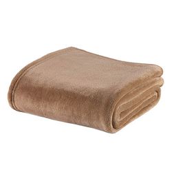Light Brown Fleece Blanket
