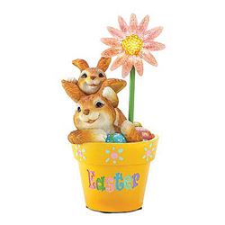 Flowerpot Frolic Easter Figure