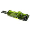 Image 1 : Recycled Green Glass Bottle Dual Tray - Tili Glass (G)