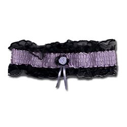 Black And Lilac Garter