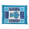 Image 1 : Handpainted Blue Fish Batiked Placemat - Tonga Textiles