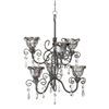 Image 1 : Midnight Blooms Tiered Chandelier