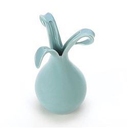 Small Blue Lily Vase