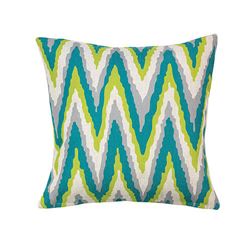 Electric Chevron Large Pillow