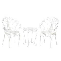 Peacock-Inspired Bistro Set