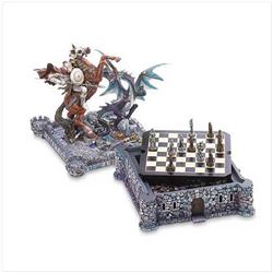 Dragon and Knight Chess Set