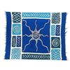 Image 1 : Handpainted Blue Sun Starfish Batiked Placemat - Tonga