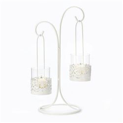 Lace Cutout Candelabra