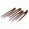 Image 1 : Set of Four Wooden Hair Pins - Matr Boomie (A)