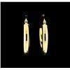 Image 1 : 14KT Yellow Gold Circle Earrings